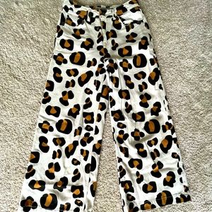 Cheetah flare Jean/pants